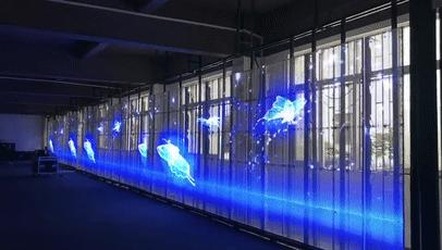 A exibição transparente é real?