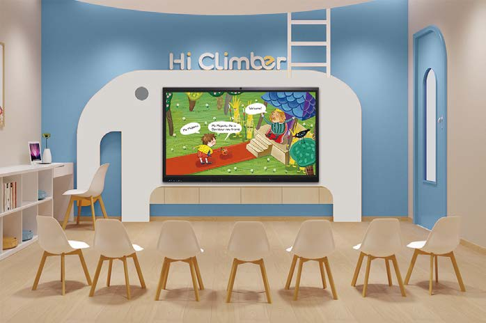 O que é um quadro branco interativo em uma sala de aula?