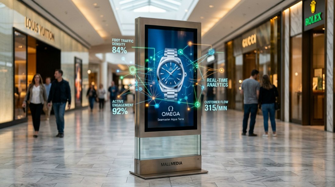 Guia de sinalização digital B2B dos EUA: AI Analytics, Wi-Fi 7 e displays verticais